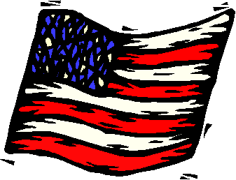 USA Flag Stamp
